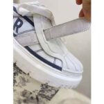 Dior Women Shoes Dior-ID Sneaker White and French Blue Technical Fabric - Image 8