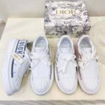 Dior Women Shoes Dior-ID Sneaker White and French Blue Technical Fabric - Image 7