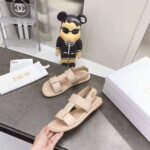 Dior Women Shoes Dior Ocean Sandal Rose Des Vents Lambskin CD Signature - Image 6