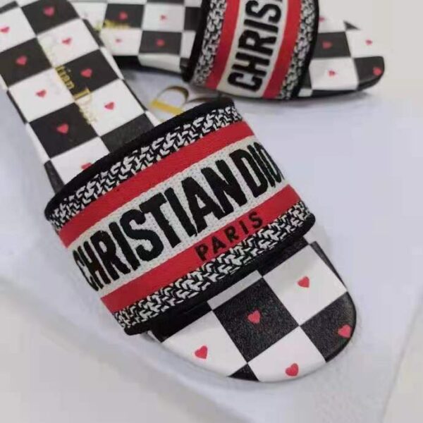 dior checkered shoes