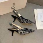 Dior Women Shoes J'Adior Slingback Pump Deep Blue Toile De Jouy Reverse Embroidered Cotton - Bild 2