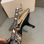 Dior Women Shoes J'Adior Slingback Pump Deep Blue Toile De Jouy Reverse Embroidered Cotton - Bild 10