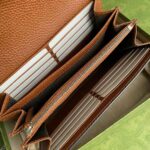 Gucci GG Unisex Dionysus Mini Chain Bag Dark Blue Ivory Eco Washed Organic GG Jacquard Denim - Imagen 6