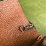 Gucci GG Unisex Dionysus Mini Chain Bag Dark Blue Ivory Eco Washed Organic GG Jacquard Denim - Imagen 10