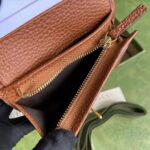 Gucci GG Unisex Jackie 1961 Card Case Wallet Dark Blue Ivory Eco Washed Organic GG Jacquard Denim - Image 10