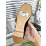 Gucci GG Women Ballet Flat with Interlocking G Black Leather 1 cm Heel - Image 9