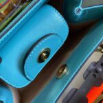 Gucci GG Women Gucci Diana Mini Tote Bag Double G Light Blue Leather - Bild 8