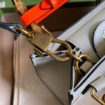 Gucci GG Women Gucci Diana Mini Tote Bag Double G White Leather - Image 10