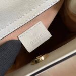 Gucci GG Women Gucci Diana Mini Tote Bag Double G White Leather - Image 8