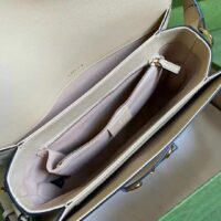 Gucci GG Women Gucci Horsebit 1955 Shoulder Bag Beige Leather