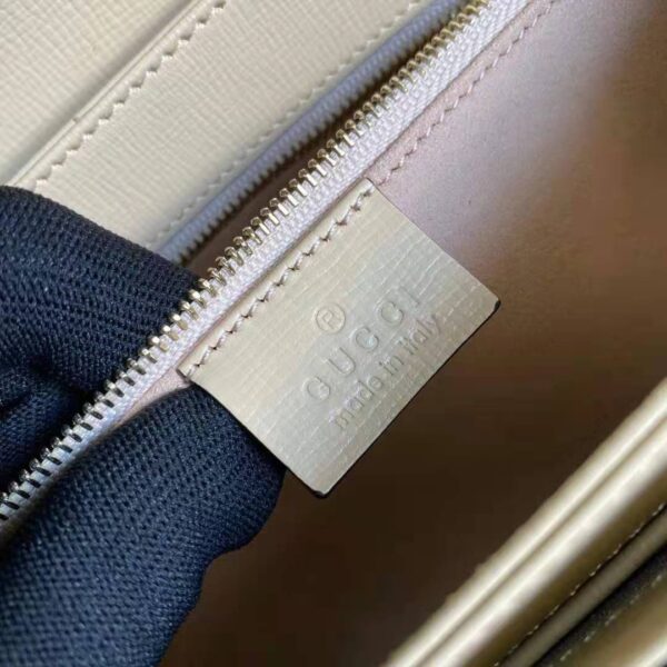 Gucci GG Women Gucci Horsebit 1955 Shoulder Bag Beige Leather (3)