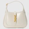 Gucci GG Women Jackie 1961 Mini Shoulder Bag White Leather