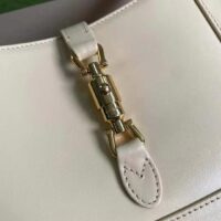 Gucci GG Women Jackie 1961 Mini Shoulder Bag White Leather