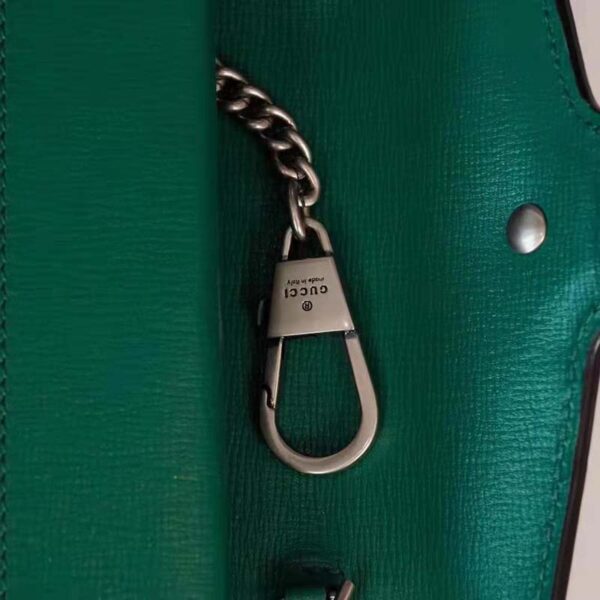 Gucci Women Dionysus Small Shoulder Bag Bright Green Leather Emerald Green Leather (13)