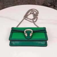 Gucci Women Dionysus Small Shoulder Bag Bright Green Leather Emerald Green Leather