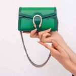 Gucci Women Dionysus Small Shoulder Bag Bright Green Leather Emerald Green Leather - Image 16