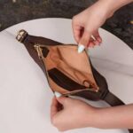 Gucci Women Ophidia GG Mini Bag Beige and Ebony GG Supreme Canvas - Image 8