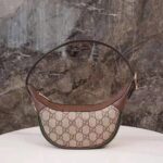 Gucci Women Ophidia GG Mini Bag Beige and Ebony GG Supreme Canvas - Image 2