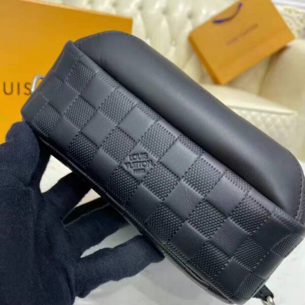 Louis Vuitton LV Unisex Avenue Sling Bag Black Damier Infini Cowhide Leather (5)
