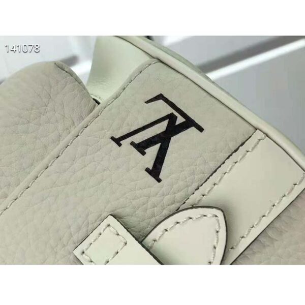 Louis Vuitton LV Unisex Christopher XS White Taurillon Leather Cowhide Leather (5)