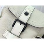 Louis Vuitton LV Unisex Christopher XS White Taurillon Leather Cowhide Leather - immagine 4