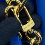 Louis Vuitton LV Unisex Cruissin PM Handbag Blue Red Monogram Embossed Puffy Lambskin - Bild 17