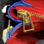Louis Vuitton LV Unisex Cruissin PM Handbag Blue Red Monogram Embossed Puffy Lambskin - Bild 14