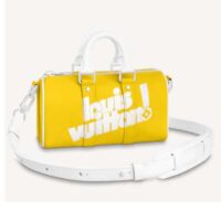 Louis Vuitton LV Unisex Keepall XS Bag Yellow Cowhide Leather