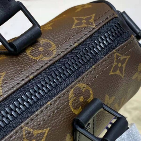 Louis Vuitton LV Unisex Keepall XS Monogram Coated Canvas Cowhide Leather (15)