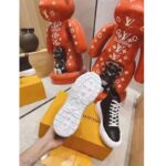 Louis Vuitton LV Unisex LV Squad Sneaker Boot Black Canvas and Calf Leather - Image 6