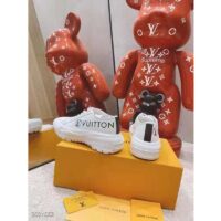 Louis Vuitton LV Unisex LV Squad Sneaker White Canvas and Calf Leather