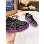 Louis Vuitton LV Unisex LV Trainer Sneaker Ebene Calf leather and Monogram Canvas - Bild 10