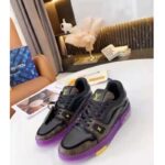 Louis Vuitton LV Unisex LV Trainer Sneaker Ebene Calf leather and Monogram Canvas - Bild 3