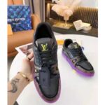 Louis Vuitton LV Unisex LV Trainer Sneaker Ebene Calf leather and Monogram Canvas - Bild 8