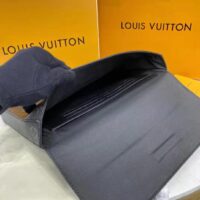 Louis Vuitton LV Unisex Pochette Steamer Monogram Eclipse Coated Canvas Cowhide Leather