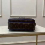 Louis Vuitton LV Unisex S Lock Messenger in Monogram Macassar Coated Canvas - Image 4