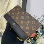 Louis Vuitton LV Unisex Slim Purse Brown Monogram Reverse Coated Canvas Cowhide Leather – Image 7