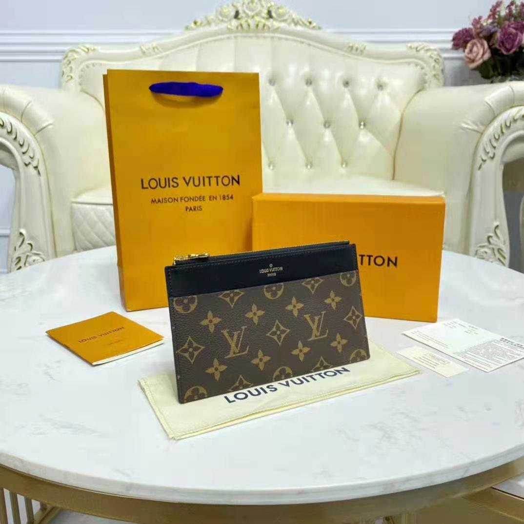 Louis Vuitton Slim Purse Reverse Monogram Canvas Brown 2346652