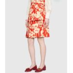 Gucci GG Women Ballet Flat with Bamboo Buckle Dark Red Leather - immagine 11