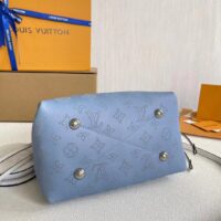 Louis Vuitton LV Women Bella Bucket Bag Gradient Blue Mahina Perforated Calf Leather (8)