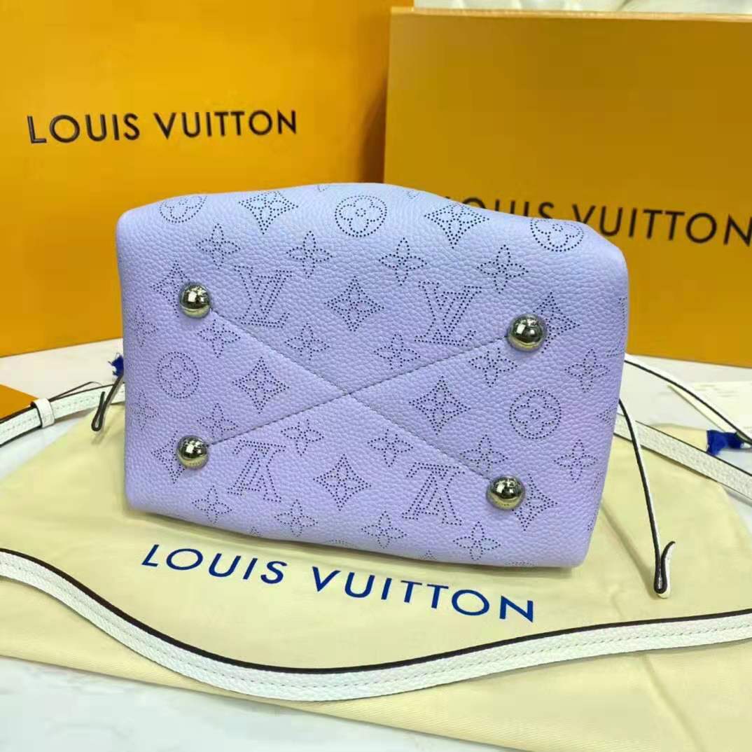 Louis Vuitton LV bella bucket bag new Blue Leather ref.274665 - Joli Closet