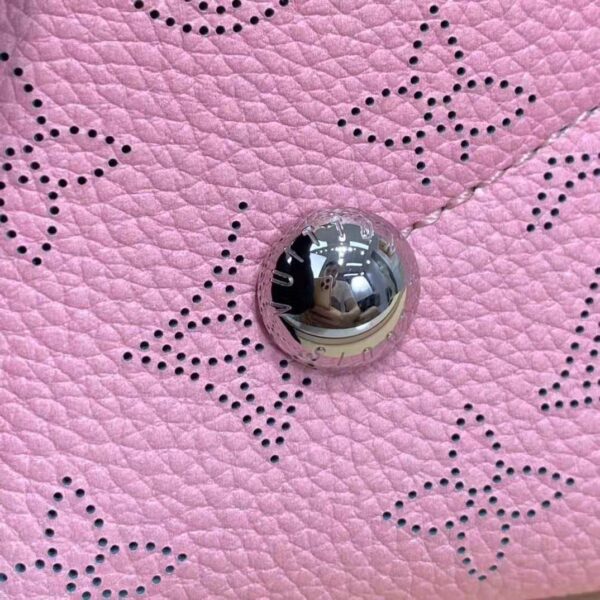 Louis Vuitton LV Women Bella Bucket Bag Gradient Pink Mahina Perforated Calf Leather (12)