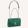 Louis Vuitton LV Women Chain Bag Handbag Emerald Green Smooth Cowhide Leather