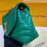 Louis Vuitton LV Women New Wave Chain Bag Handbag Emerald Green Smooth Cowhide Leather – Bild 14