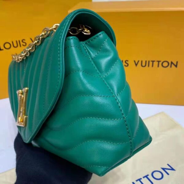 Louis Vuitton LV Women Chain Bag Handbag Emerald Green Smooth Cowhide Leather (7)