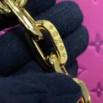 Louis Vuitton LV Women Cruissin PM Handbag Pink Purple Monogram Embossed Puffy Lambskin – Image 19