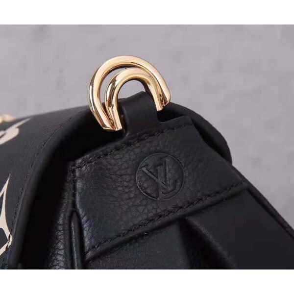 Louis Vuitton LV Women Favorite Tourterelle Black Beige Monogram Empreinte Embossed Supple Grained Cowhide (11)