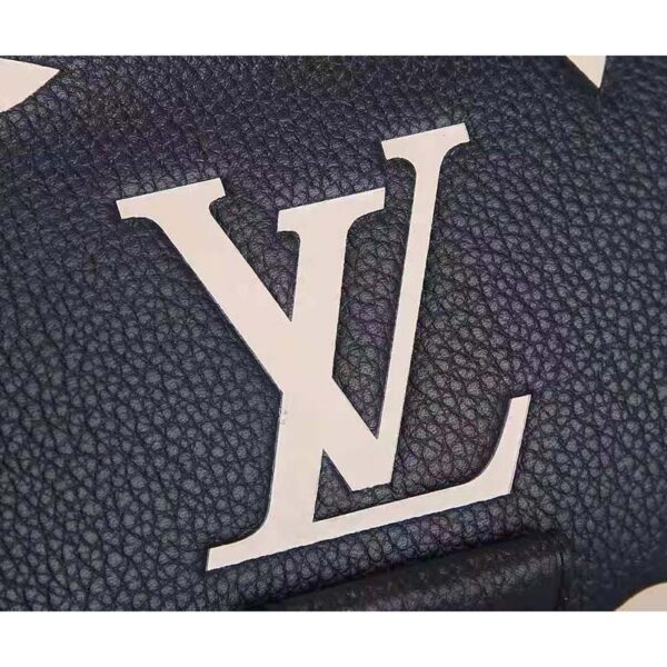 Louis Vuitton LV Women Favorite Tourterelle Black Beige Monogram Empreinte Embossed Supple Grained Cowhide (3)