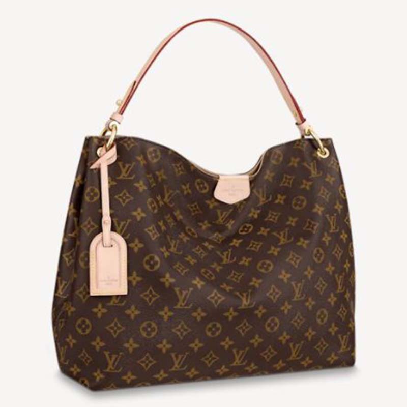 Louis Vuitton Monogram Canvas Graceful MM Hobo (SHF-20173) – LuxeDH