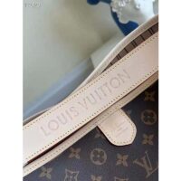 Louis Vuitton LV Women Graceful MM Hobo Classic Beige Monogram Coated Canvas